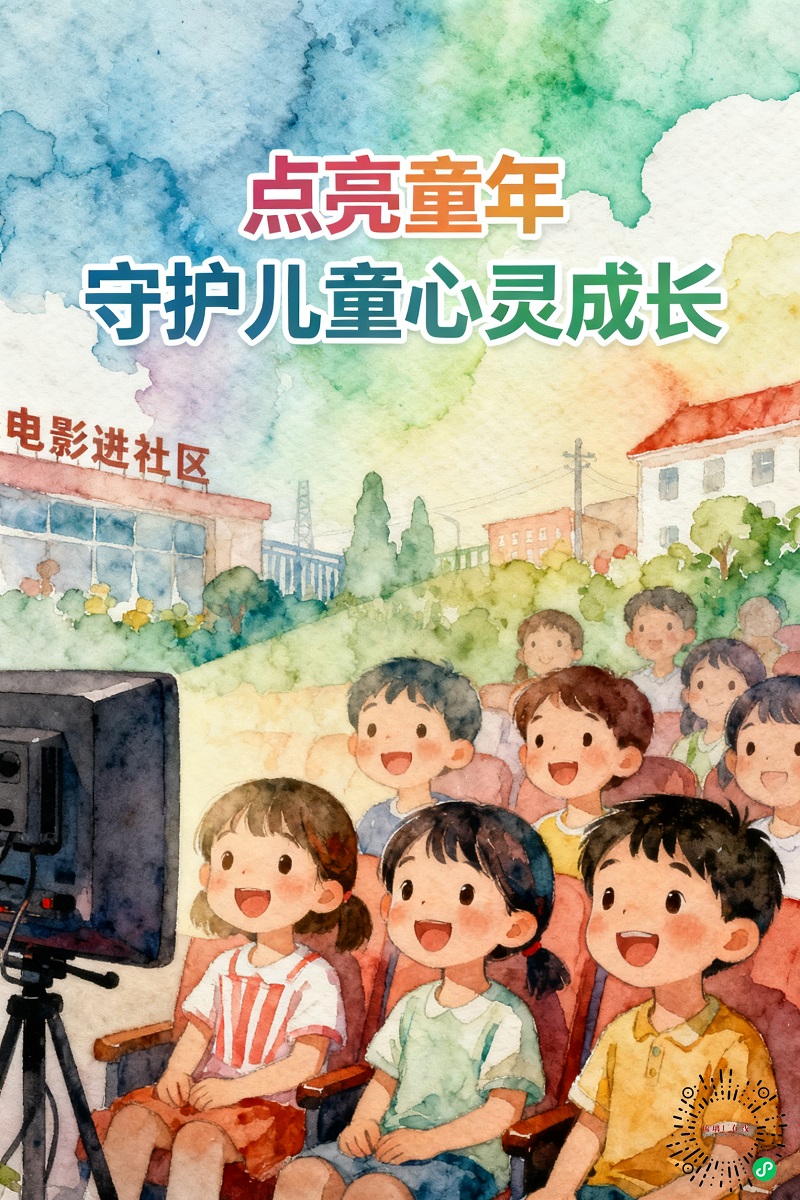 早安！ 电影进（社区）乡村 点亮童年 ，守护儿童心灵成长